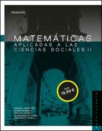 Matematicas Ii Para Ciencias Sociales. 2º Bachillerato (...