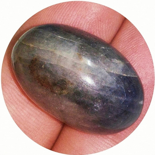 Piedra Zafiro Azul Cabochon 100% Natural 