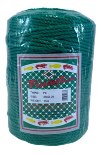 Nylon Para Pesca 3mm Cangrejero Verde 1kg Somos Tienda -