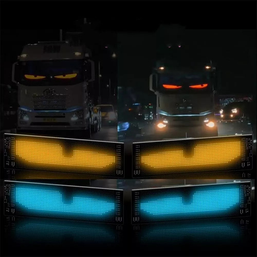 Para 2 Ojos Led Para Parabrisas De Coche, Camión, Ojos
