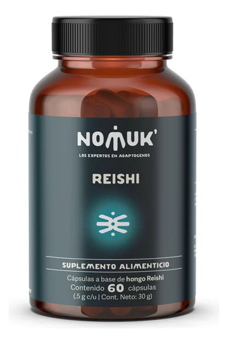 Reishi Ganoderma Extracto 500 Mg | 60 Capsulas