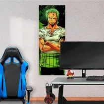 Comprar Cuadro Grande 30x80 Cm One Piece Zoro Dañado Por Pelea