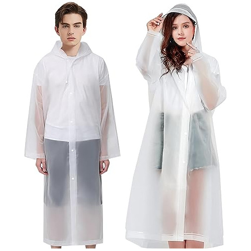 Trenovo Ponchos De Lluvia Para Adultos Reutilizables, Chubas