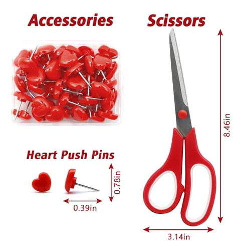 Accesorios De Escritorio En Rojo, Suministros De Oficina En