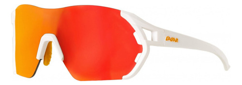 Gafas De Ciclismo Eassun Veleta Matt White Frame/red Revo Le Color de la lente Rojo