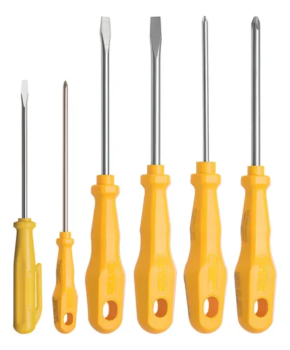 Jogo De Chave De Fenda / Phillips Com 6 Peças Tramontina