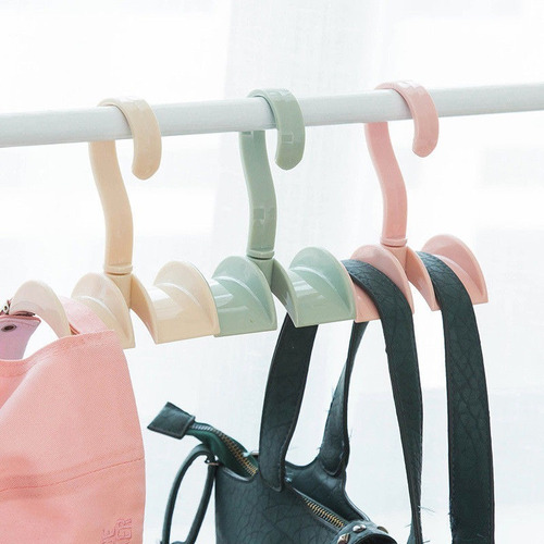 Imagem 7 de 10 de Cabide Para Bolsas Organizador Resistente Comporta 2 Itens