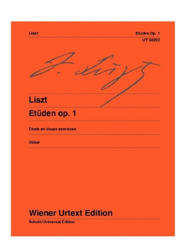 12 Etuden Op.1 (etude En Douze Exercices) / 12 Studies Op.1 