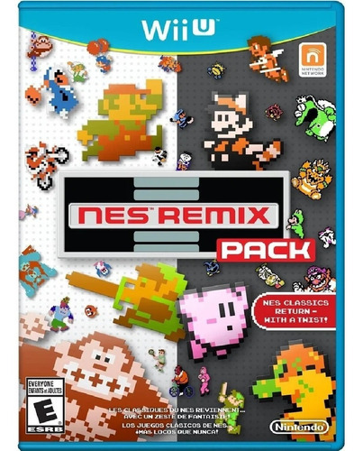 Jogo Nes Remix Pack Nintendo Wii U Midia Fisica Nintendo