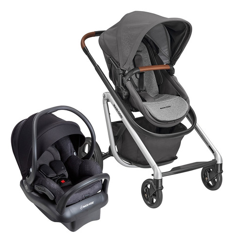 K Travel System Lila Nomad Grey+silla Black