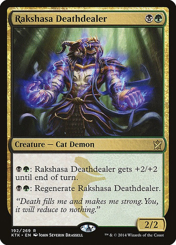 Carta Magic Rakshasa Deathdealer X4 Playset Khans Of Tarkir