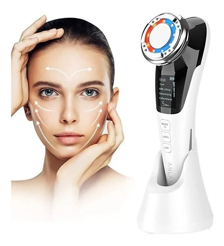 Masajeador Facial Anlan Ultrasónico 5 En 1  Ems