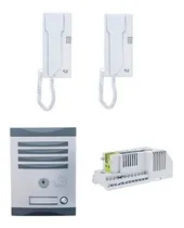 Comprar Kit De Interfon Intec 2 Telefonos Frente Y Fuente