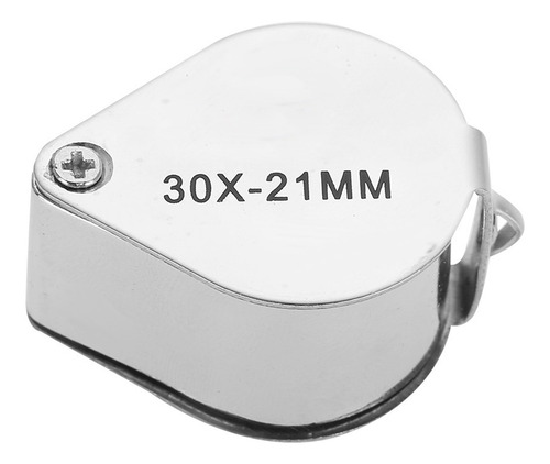 Lupa De Bolsillo Plegable Con Lupa Portátil 30x Con Para