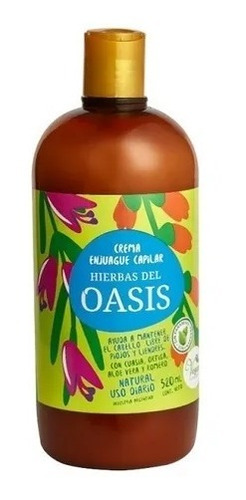 Crema Enjuague Pediculosis Piojos Liendres Hierbas Oasis Dw