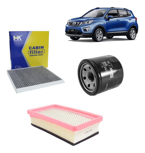 Filtros Aceite/aire/polen Para Changan Cs15 1.5 2016 Al 2023