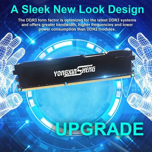 Memoria Ram Ddr3 8gb 1600mhz Gamer Yongxinsheng