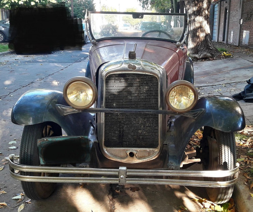 1928 Pontiac Chevrolet Descapotable Big Six Double Phaeton