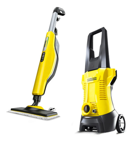 Imagen 1 de 11 de Limpiadora A Vapor Sc3 Upright + Hidrolavadora K2 Car Garden