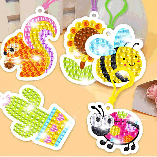 15 Kit Niños Diy Pinturas Diamante 5d Decorativas Pegatinas