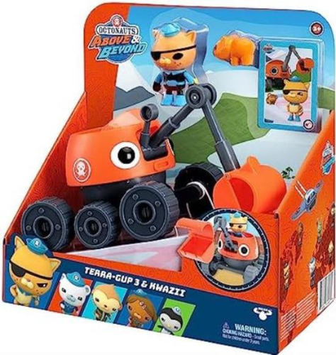 Octonauts Above & Beyond Terra Gup 3 Y Kwazii Deluxe Toy & Y