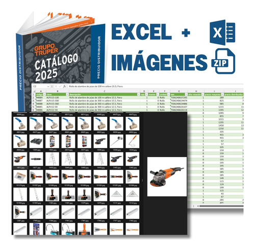 Catálogo Truper 2025 En Archivo Excel - Con Imágenes