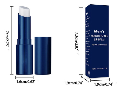 El Lápiz Labial Para Hombre Hidrata E Hidrata Los Labios, Pr