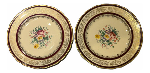 2 Platos Decorativos Ingleses