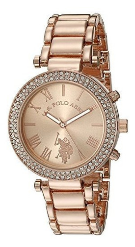 Reloj U.s. Polo Assn. Women's Quartz Rose Gold-toned Dress