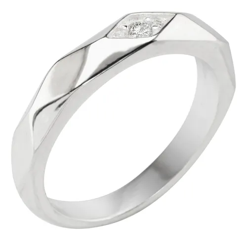 Solitario plata online hombre