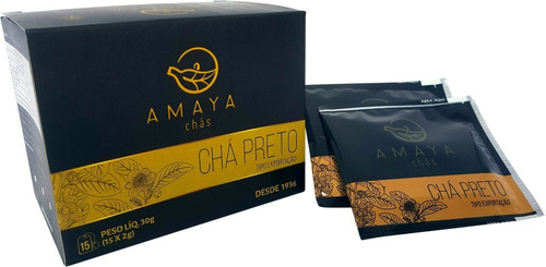 Chá Preto Amaya Sachê 15 X 2g (30g)