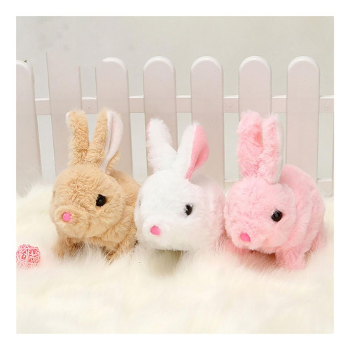 Conejo Eléctrico Peluche, Simulación De Conejito, Mascota