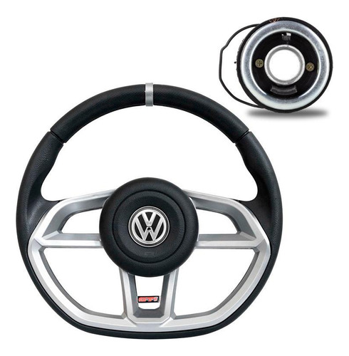 Volante Gol Voyage Saveiro G5/ G6 08-16 Mod Golf Vision