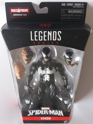 Marvel Legends Venom Baf Absorbing Man Hasbro Spider Man (Reacondicionado)