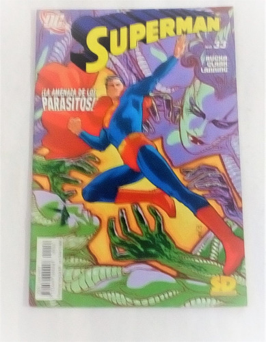 Dc Comics Superman N°33 ¡la Amenaza De Los Parasitos!/cast.