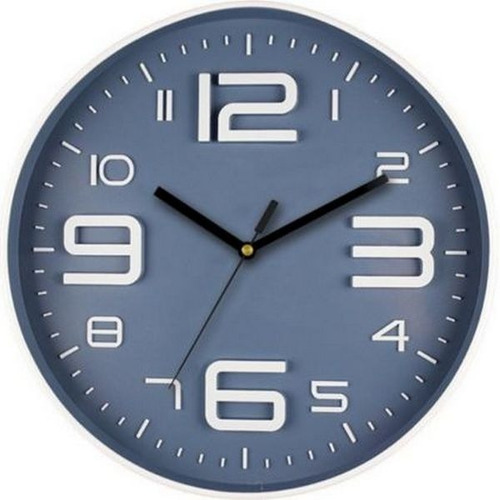 Reloj De Pared Big Number 30 X 30 Cm Blanco