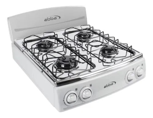 Estufa De Sobreponer Abba 4 Puestos Gas Natural Sg 400-5ngql