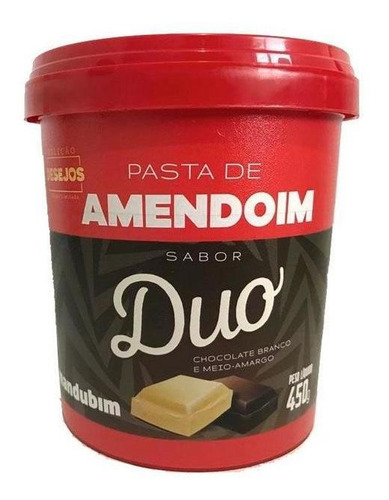 Pasta De Amendoim Duo 450g Mandubim