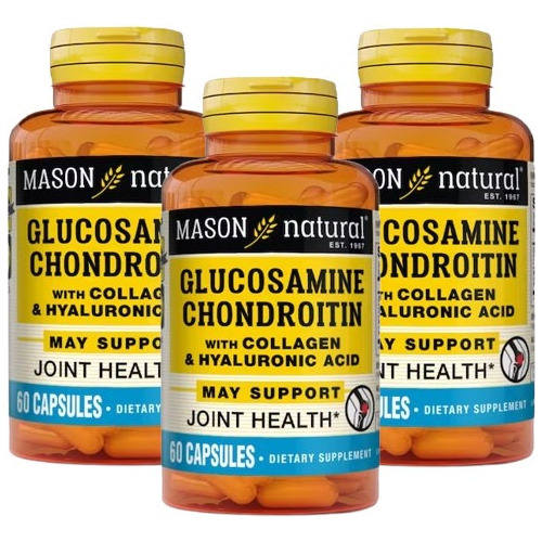 Glucosamina Condroitina Colágeno & Acido Hialuronico Pack X3