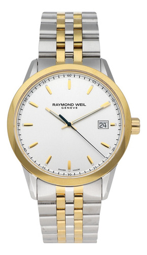 Reloj Raymond Weil Para Caballero En Acero Vistas Chapa.