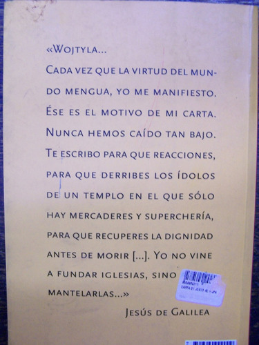 Imagen 2 de 3 de Carta De Jesus Al Papa * Fernando Sanchez Drago *