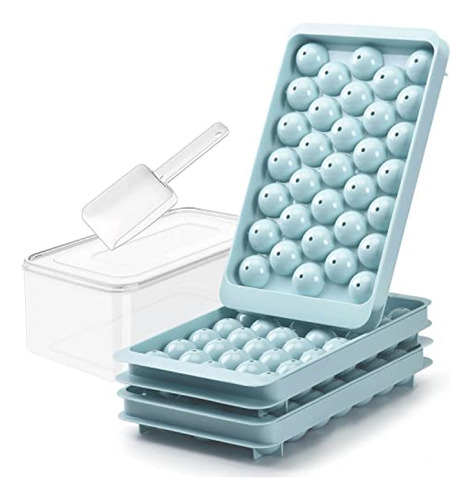 Moldes Para Hielo Bandejas Redondas Para Cubitos De Hielo, P