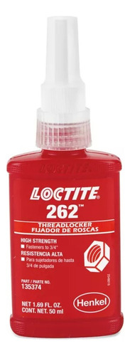Loctite 262 Fijador De Roscas 50 Ml (10 Pzas) Si Facturamos.