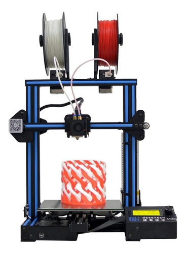 Impresora 3D Geeetech A10M color black/blue 115V/230V con tecnología de impresión FDM