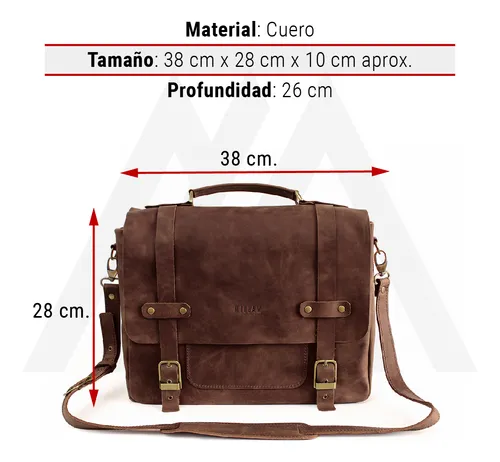 Bolsos de cuero hombre chile store