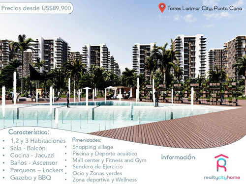 Imagen 1 de 13 de Torres Larimar City & Resort En Punta Cana
