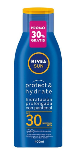 Nivea  Sun Protege & Hidrata Fps 30 X 400 Ml