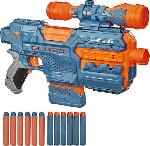 Lanzador Motorizado Nerf Elite 20 Phoenix Cs6 12