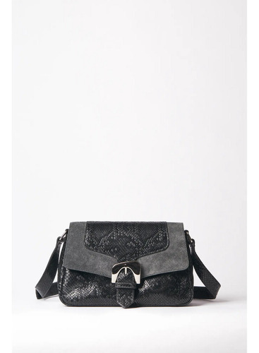 Bandolera Mishka Holiday Negro Azul I25 Negro Lisa