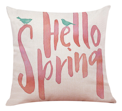 Funda De Cojín E Home Decor Spring Throw Pillow Co